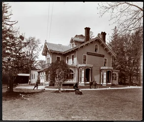 La posada Woodmansten, Westchester, Nueva York, 1901